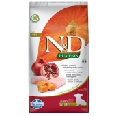 N&D Pumpkin Tavuk ve Nar Puppy Mini Tahılsız Köpek Maması 2,5 Kg - Thumbnail