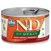 N&D Pumpkin Tavuk ve Nar Mini Köpek Konservesi 140 Gr - Thumbnail