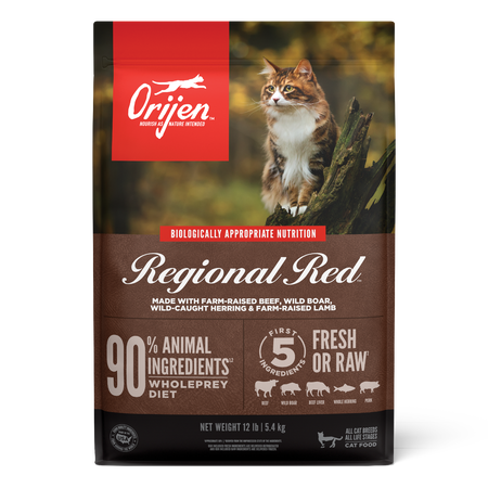 Orijen Regional Red Tahılsız Kuru Kedi Maması 5,4 Kg - Thumbnail