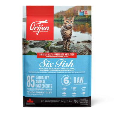 Orijen - Orijen Six Fish Tahılsız Kuru Kedi Maması 5,4 Kg