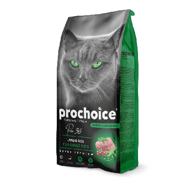 Prochoice - Prochoice Pro36 Adult Kuzu Etli ve Pirinçli Kedi Maması 15 Kg