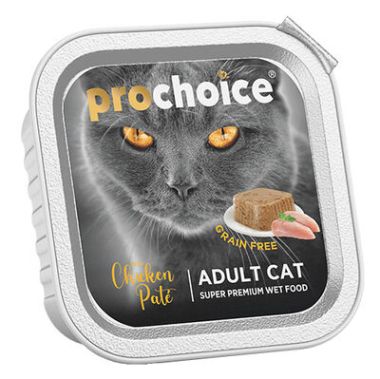Prochoice - Prochoice Yetişkin Kediler için Tavuklu Ezme Yaş Mama 100 Gr
