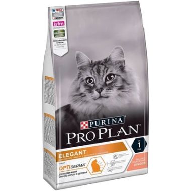 Purina - Proplan Elegant Derma Plus Somonlu Yetişkin Kedi Maması 10 Kg