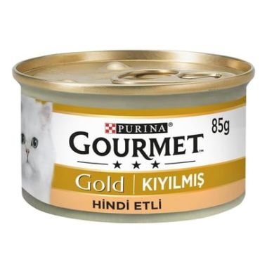Purina - ProPlan Gourmet Gold Kıyılmış Hindi Etli Kedi Konservesi 85 Gr