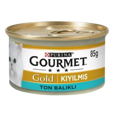 Purina - ProPlan Gourmet Gold Kıyılmış Ton Balıklı Kedi Konservesi 24*85 Gr