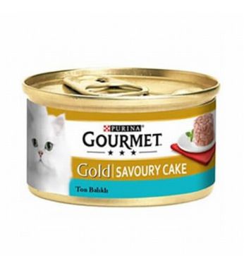 Purina - ProPlan Gourmet Gold Savoury Cake Ton Balıklı Kedi Konservesi 85 Gr