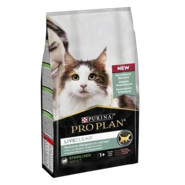 Purina - ProPlan LiveClear Sterilised Somonlu Kısır Kedi Maması 1,4 Kg
