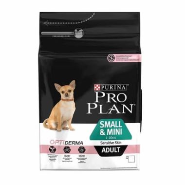 Purina - Proplan Opti-Derma Sensitive Skin Small Mini Adult Somonlu Köpek Maması 3 Kg