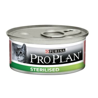 Purina - Proplan Sterilised Somonlu Yetişkin Kedi Konservesi 24*85 Gr