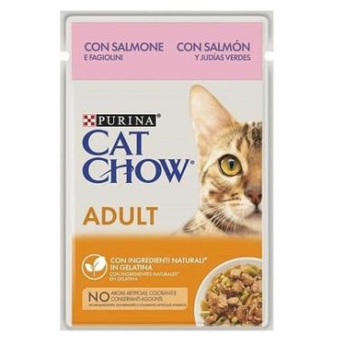 Purina Cat Chow - Purina Cat Chow Somonlu Kedi Yaş Mama 26*85 Gr