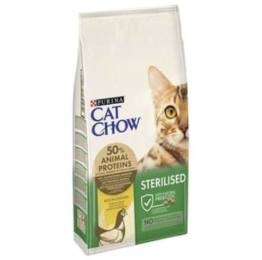 Purina Cat Chow - Purina Cat Chow Tavuklu Kısırlaştırılmış Kedi Maması 15 Kg