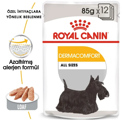Royal Canin CCN Dermacomfort Pouch Köpek Yaş Mama 12*85 Gr - Thumbnail