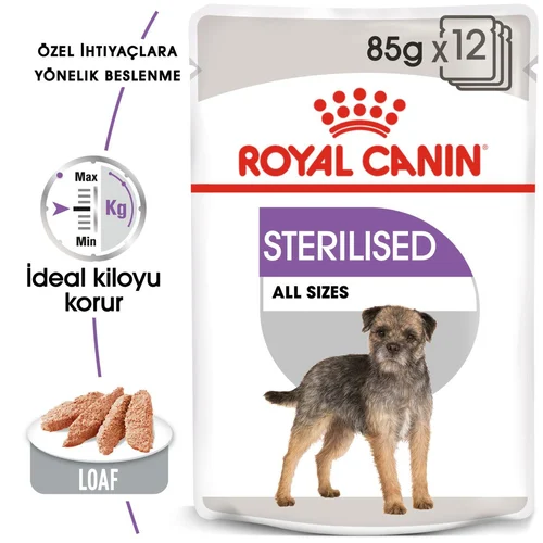 Royal Canin CCN Sterilised Köpek Yaş Mama 85 Gr - Thumbnail