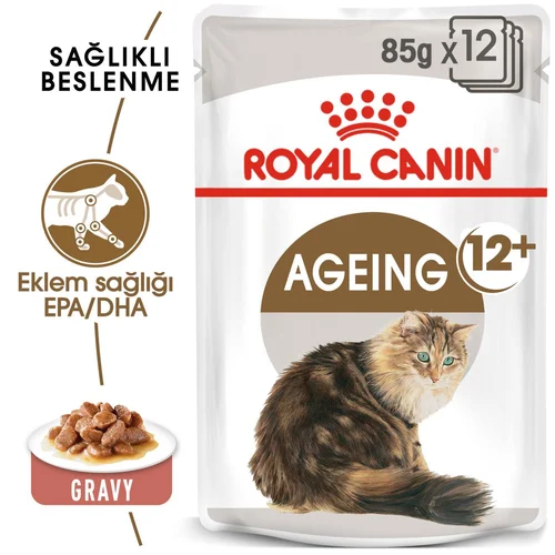 Royal Canin Gravy Ageing +12 Kedi Pouch Yaş Mama 85 Gr - Thumbnail