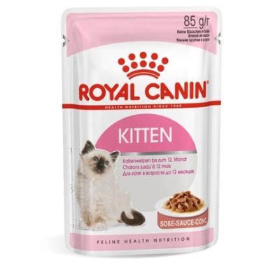 Royal Canin - Royal Canin Kitten Gravy Kedi Pouch Yaş Mama 12*85 Gr