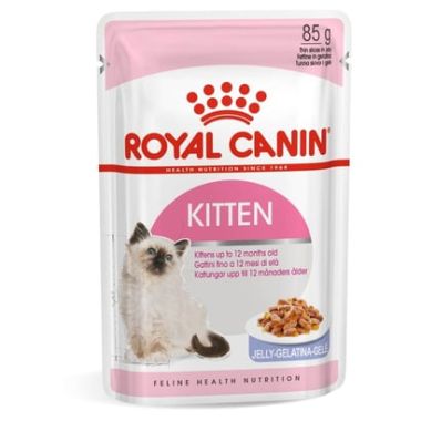 Royal Canin - Royal Canin Kitten Jelly Kedi Pouch Yaş Mama 12*85 Gr