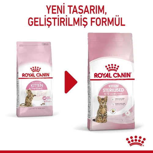 Royal Canin Kitten Sterilised Kısır Yavru Kedi Maması 2 Kg - Thumbnail