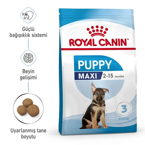 Royal Canin Maxi Puppy Büyük Irk Köpek Maması 15 Kg - Thumbnail
