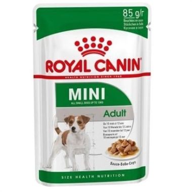 Royal Canin - Royal Canin Mini Adult Gravy Pouch Köpek Yaş Mama 12*85 Gr