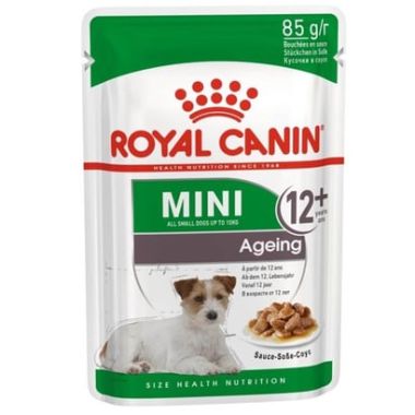Royal Canin - Royal Canin Mini Ageing +12 Gravy Pouch Köpek Yaş Mama 85 gr