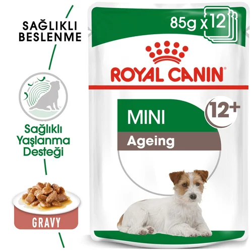 Royal Canin Mini Ageing +12 Gravy Pouch Köpek Yaş Mama 85 gr - Thumbnail