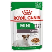 Royal Canin Mini Ageing +12 Gravy Pouch Köpek Yaş Mama 12*85 gr - Thumbnail