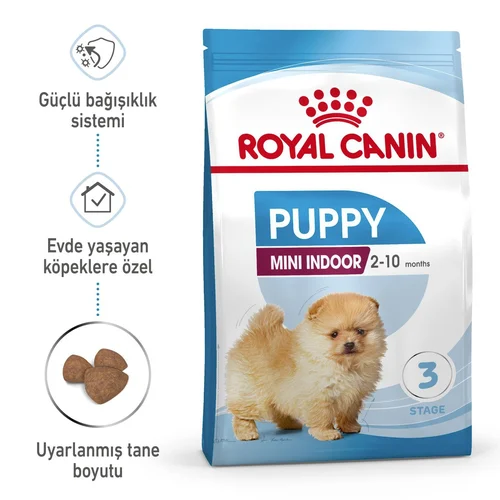 Royal Canin Mini İndoor Puppy Kuru Köpek Maması 1,5 Kg - Thumbnail