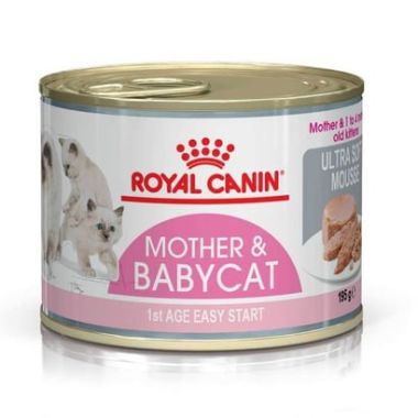 Royal Canin - Royal Canin Mother & BabyCat Konserve Kedi Maması 12*195 Gr