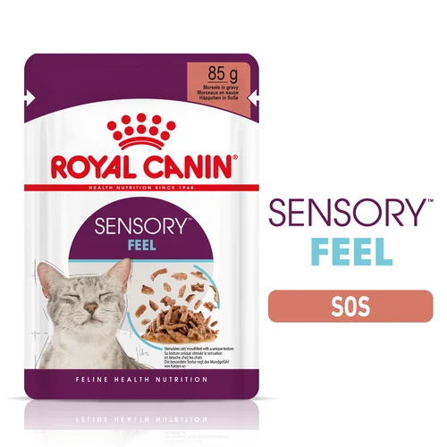 Royal Canin Sensory Feel Etli ve Balıklı Soslu Kedi Pouch Yaş Mama 85 Gr - Thumbnail