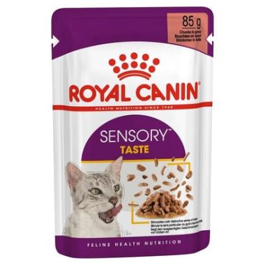 Royal Canin - Royal Canin Sensory Taste Etli Soslu Kedi Pouch Yaş Mama 85 Gr