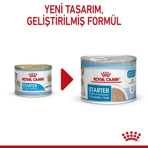 Royal Canin Starter Mousse Mother&BabyDog Köpek Konservesi 195 Gr - Thumbnail