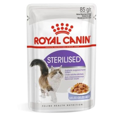 Royal Canin - Royal Canin Sterilised Jelly Kısırlaştırılmış Kedi Pouch Yaş Mama 85 Gr